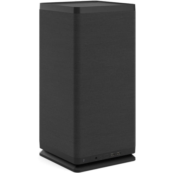 Fractal Design Mood Black Mini-ITX Small Form Factor PC Case with PCIe 4.0 Riser