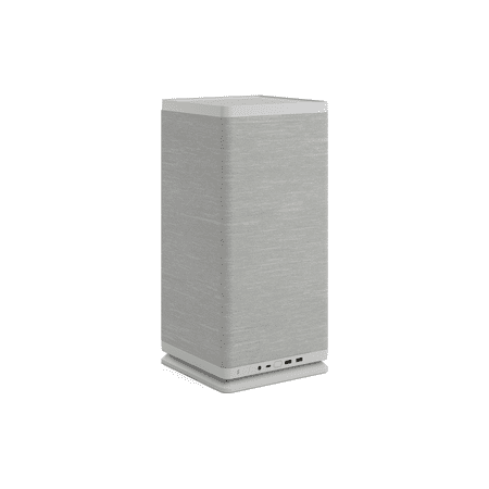 Fractal Design Mood Light Gray Mini-ITX Small Form Factor PC Case with PCIe 4.0 Riser
