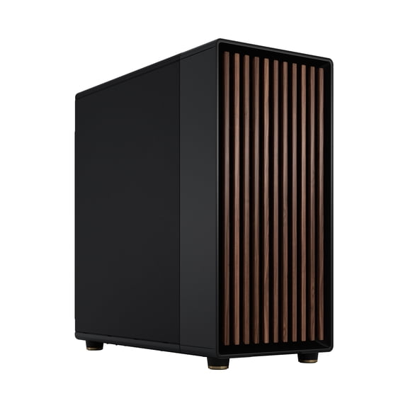Fractal Design North XL Charcoal Black Chassis with Walnut Front and Mesh Side Panel EATX Full Tower Computer Case