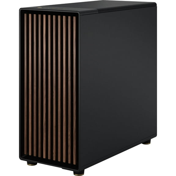Fractal Design North XL Charcoal Black Chassis with Walnut Front and Mesh Side Panel EATX Full Tower Computer Case