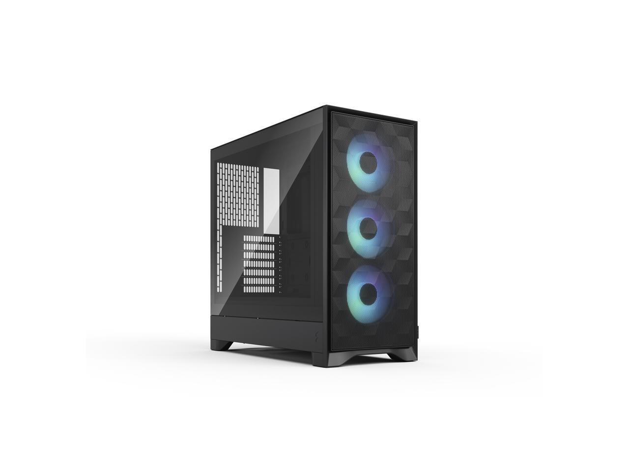 Fractal Design Pop 2 Air Black RGB - Tempered Glass - Performance Airflow PC Gaming Case - Mesh Front Panel - Three 120 mm RGB Fans Included - Spacious Interior - ATX/mATX/ITX Motherboard Support