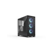 Fractal Design Pop 2 Air Black RGB - Tempered Glass - Performance Airflow PC Gaming Case - Mesh Front Panel - Three 120 mm RGB Fans Included - Spacious Interior - ATX/mATX/ITX Motherboard Support