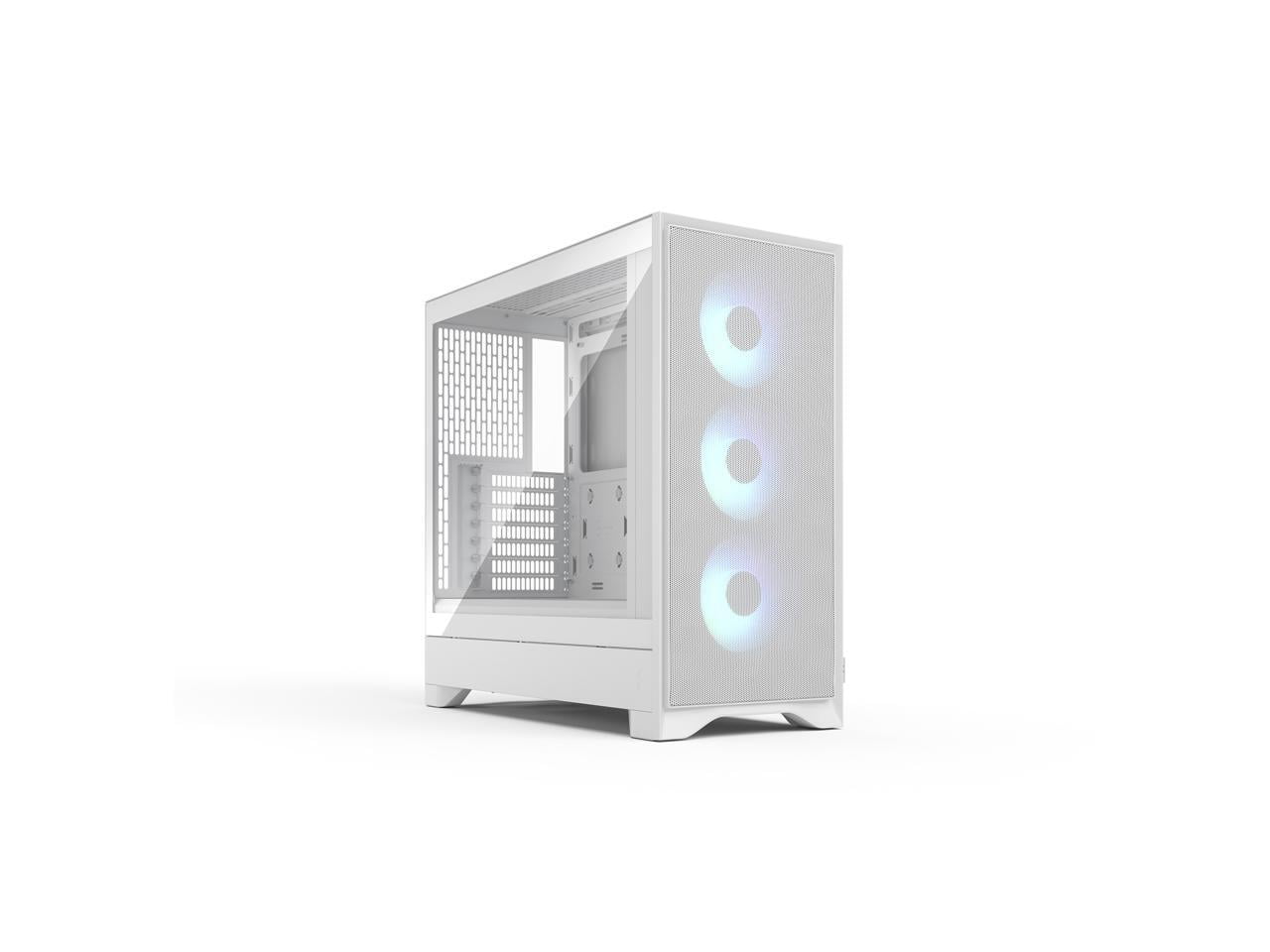 Fractal Design Pop 2 Air White RGB - Tempered Glass - Performance Airflow PC Gaming Case - Mesh Front Panel - Three 120 mm RGB Fans Included - Spacious Interior - ATX/mATX/ITX Motherboard Support