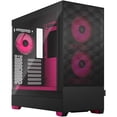 thumbnail image 1 of Fractal Design Pop Air RGB Black Magenta Core TG ATX High-Airflow Clear Tempered Glass Window Mid Tower Computer Case, 1 of 9