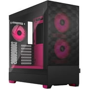 Fractal Design Pop Air RGB Black Magenta Core TG ATX High-Airflow Clear Tempered Glass Window Mid Tower Computer Case