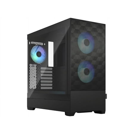 Fractal Design Pop Air RGB Black TG ATX High-Airflow Clear Tempered Glass Window Mid Tower Computer Case