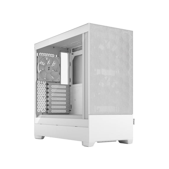 Fractal Design Pop Air White TG ATX High-Airflow Clear Tempered Glass Window Mid Tower Computer Case