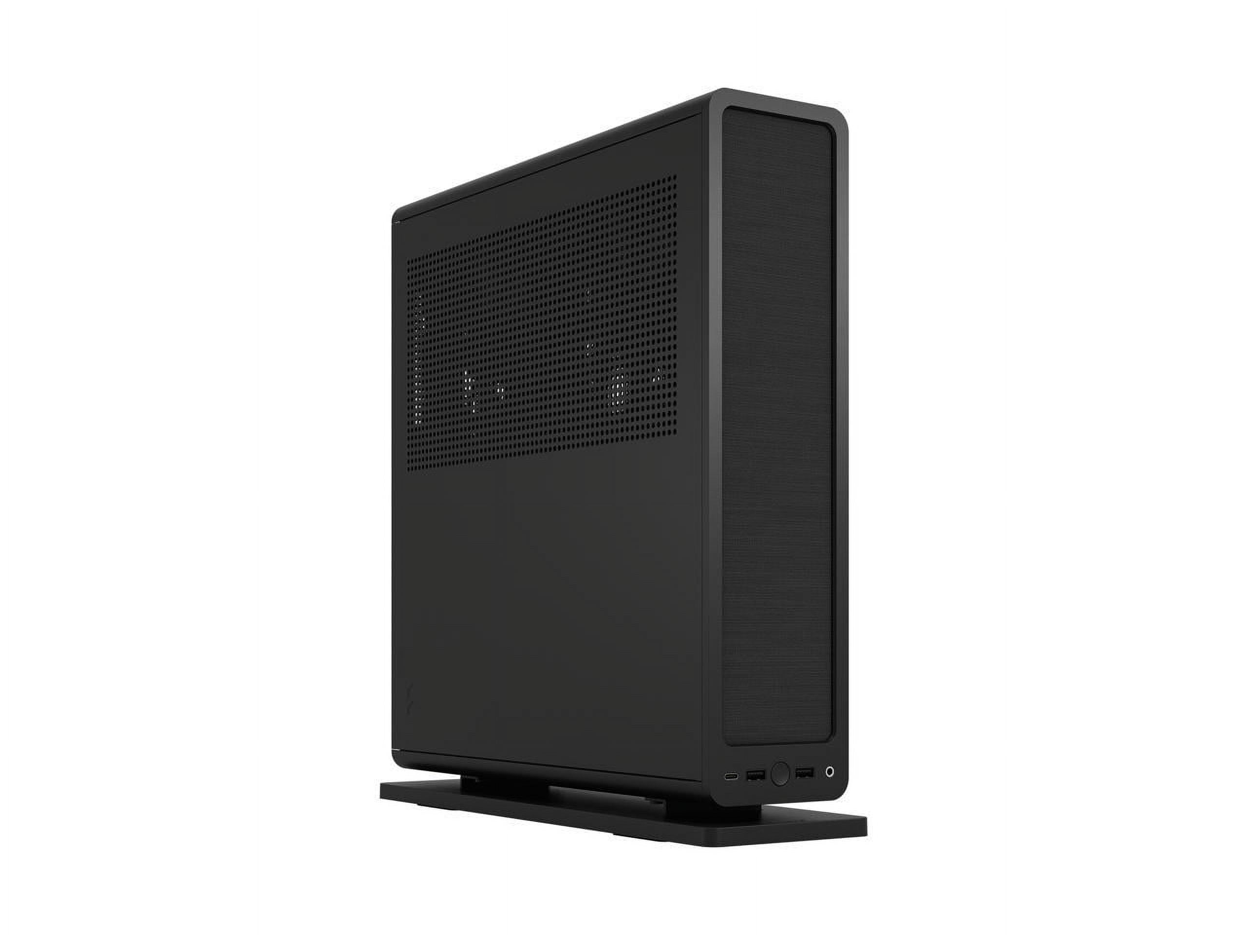 送料無料◆2024新品  Shipping! Free Fractal Slim Mini-ITX Black Ridge Design PCケース(自作PC用)