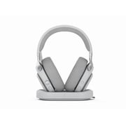 Fractal Design Scape Light RGB Wireless Gaming Headset w/ Immersive Audio, USB Dongle & BT 5.3, Charging Stand, 40-Hr Battery, compatible with PC, Mac, PS4, PS5, Switch, Mobile - Gray FD-HS-SCA1-02