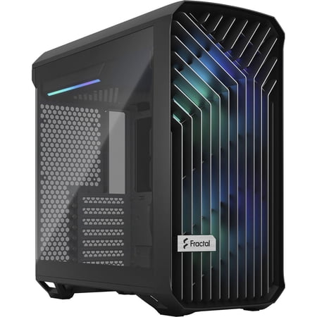 Fractal Design FDCTOR1C02 Torrent Compact RGB Black Glass High Airflow ATX Case