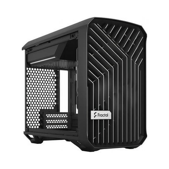 Fractal Design Torrent Nano - Tower - Mini-DTX - no power supply (ATX) - black solid - USB/Audio