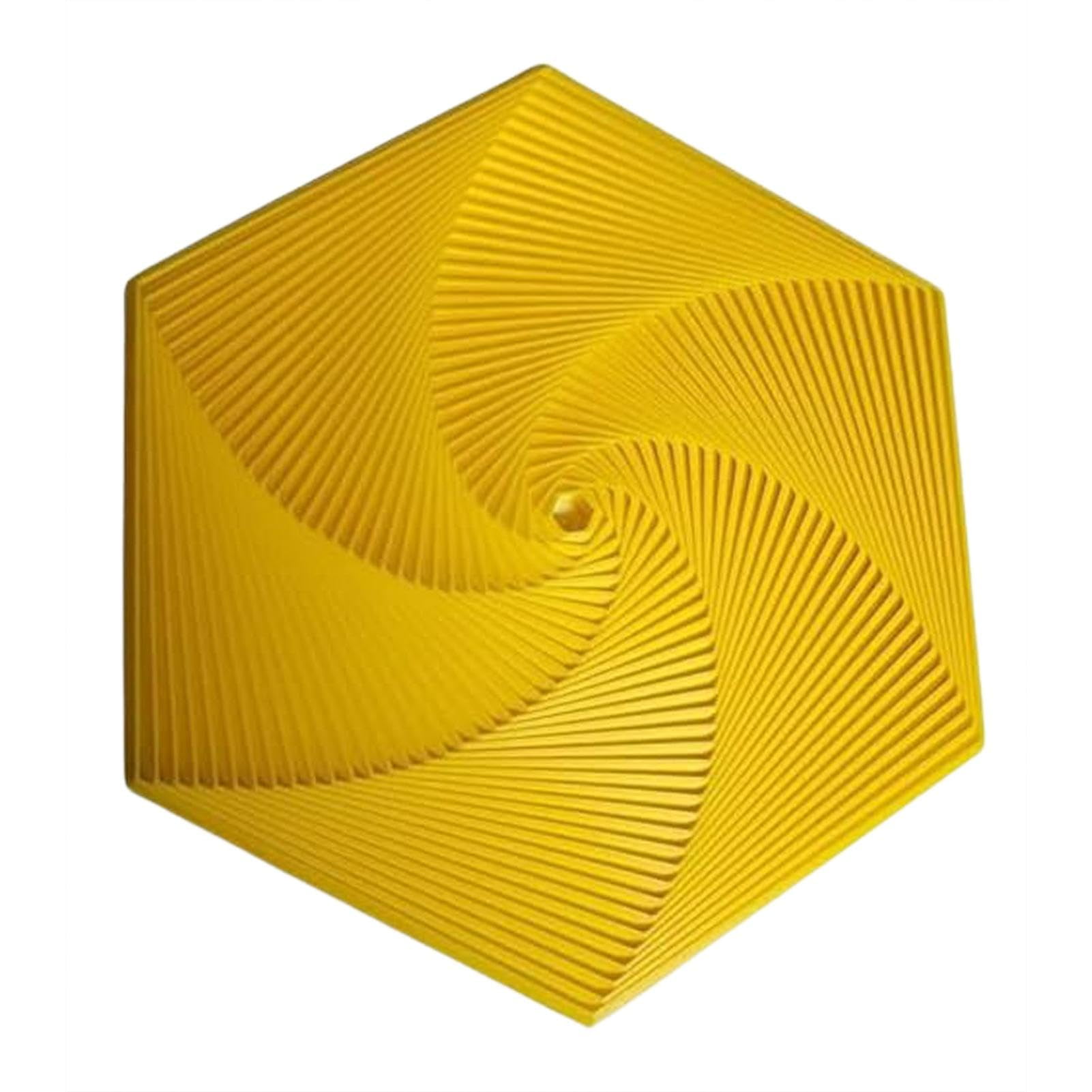 Fidget Hexagonal En Spirale 3D - Jouet Anti-stress, Motif Imprimé, Pour Ados Et Adultes