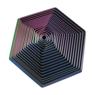 Fractal Fidget Hexagon,Desk Fidget,Sensory toys Adults,3D Printed toys,3D Printed Hexagonal Decompression,(A)2.7"