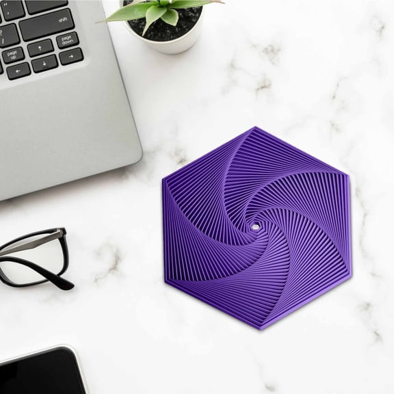 Fractal Fidget Hexagon Toys Kinetic Desk Spinning, Cube Fidget Toy, Used for Anxiety Disorder ADHD, Perfect for Stress and Anxiety Fidget Toy