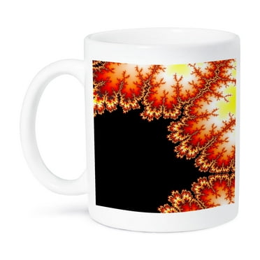 3dRose, Fractal Frosted Autumn, 11oz Mug