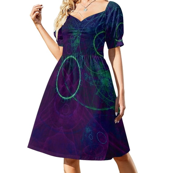 Fractal T Sleeveless Dress evening dresses women Woman clothes
