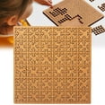 thumbnail image 1 of 2026 New Fractal Tray Puzzle Hard Irregular Wooden Jigsaw, Mind-Bending No-Image Fractal Puzzle Challenge, Hilbert Curve Brain Teaser Educational Brain Teaser for Adults, 1 of 5