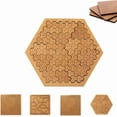 thumbnail image 1 of Fractal Tray Puzzles with Unique Irregular Wooden Pieces, Hard Difficult Mind Bending Jigsaw for Adults Featuring Portable Frame and Challenging Brain Game Design, 1 of 8