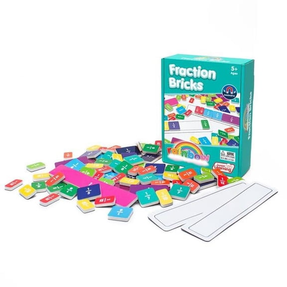 Junior Learning Fraction Bricks - Magnetic Activities Learning Set