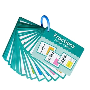 Fraction Learning Cards Set Paper Math Teaching Resource For Students Classroom Activities Home Schooling Essential
