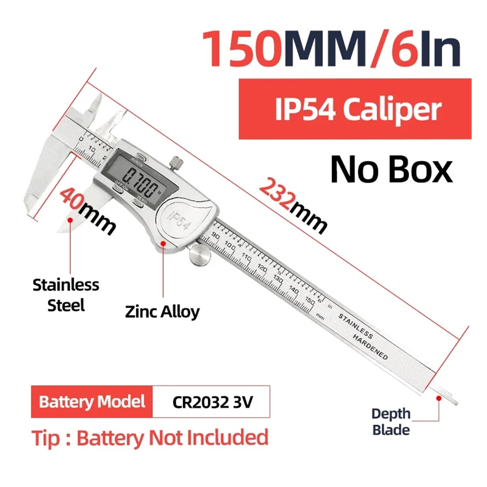 Callipers Metal Normal Vernier Calipers Metal Digital Light Digital Caliper Electronic ...