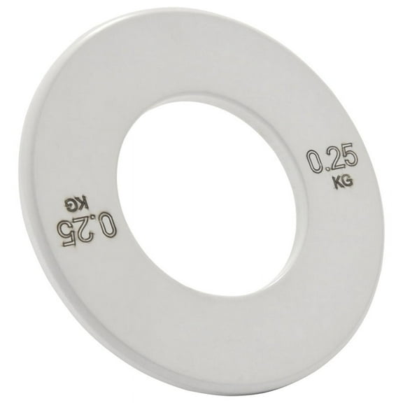 Fractional Weights Mini Weight Plates Disk Accessory White 0.25Kg