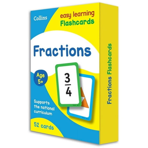 Collins Easy Learning Ks1 Collins Easy Learning Ks1 - Fractions Flashcards, (Hardcover)