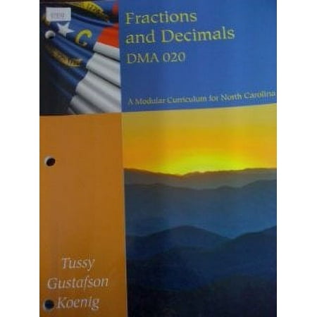 Pre-Owned Fractions and Decimals (DMA 020) A Modular Curriculum for North Carolina Paperback