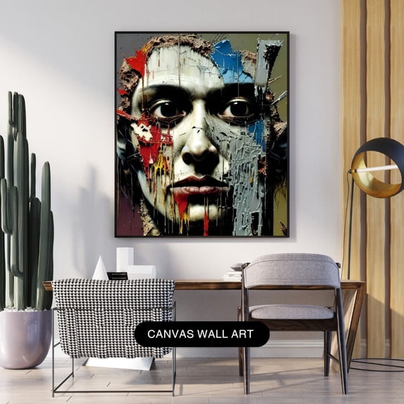 Fracture in Perception- Canvas Wall Art