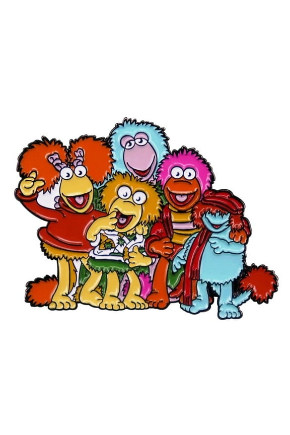 Fraggl-Rock Group Characters 1.25" Tall Enamel Metal Pin
