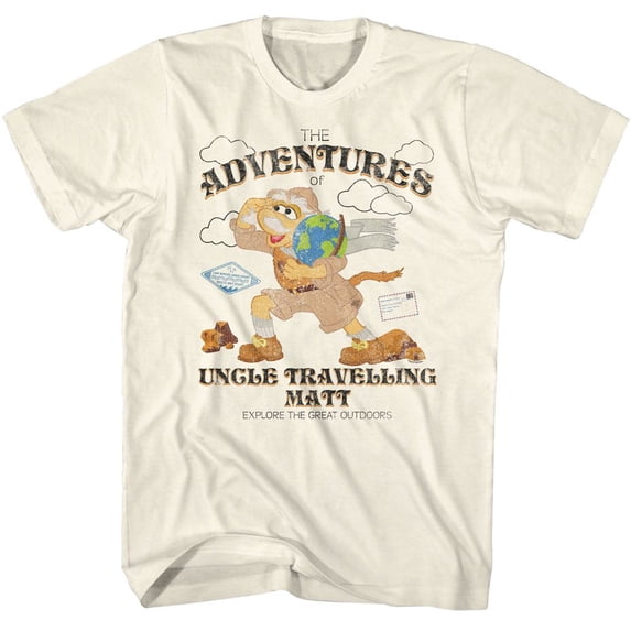 Fraggle Rock Adventures Natural Adult T-Shirt Xl