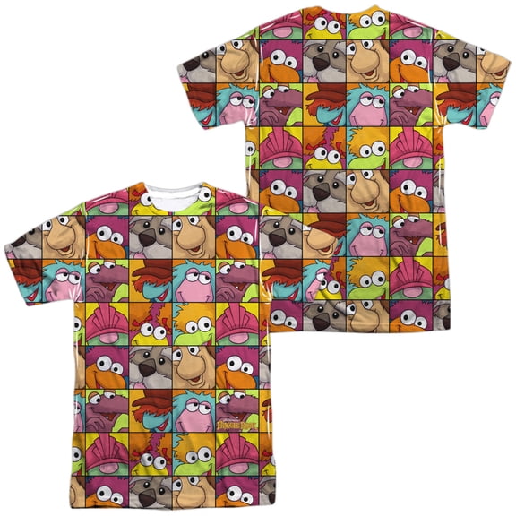 Fraggle Rock - Character Squares (Front/Back Print) - Short Sleeve Shirt - Medium