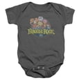 thumbnail image 1 of Fraggle Rock Circle Logo-Infant Snapsuit Charcoal-18Mos, 1 of 1