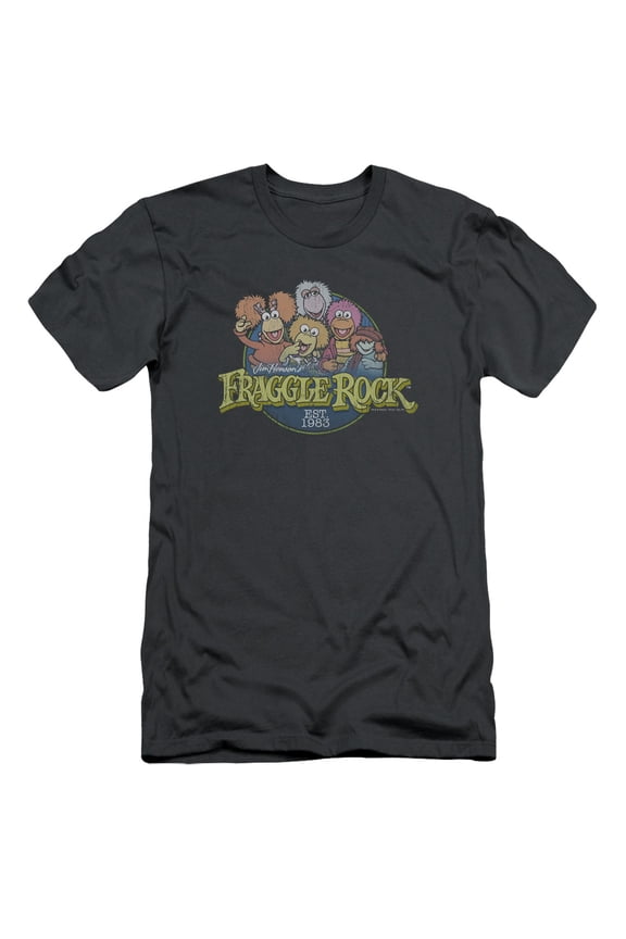 Fraggle Rock - Circle Logo - Slim Fit Short Sleeve Shirt - X-Large