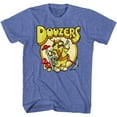 thumbnail image 1 of Fraggle Rock Doozers Retro Circle Royal Heather Adult T-Shirt, 1 of 2