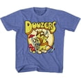 thumbnail image 1 of Fraggle Rock Doozers Retro Circle Royal Heather Youth T-Shirt, 1 of 2