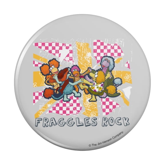 Fraggle Rock Fraggles Dancing Gobo Red Boober Mokey Wembley Kitchen Refrigerator Locker Button Magnet