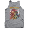 thumbnail image 1 of Fraggle Rock Group Hug Adult Tank Top Athletic Heather, 1 of 1