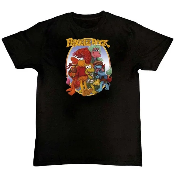 Fraggle Rock Group Hug Graphic Print Unisex Mens T-Shirt S M L XL 2 3 4 XL