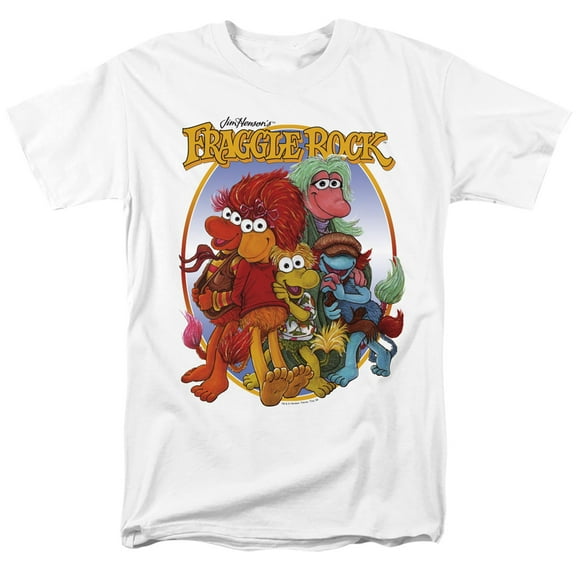 Fraggle Rock Group Hug Officially Licensed Adult T-Shirt M