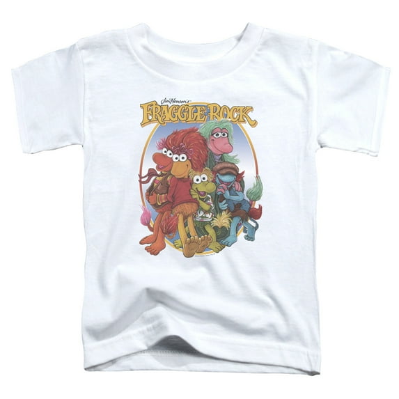 Fraggle Rock Group Hug S/S Toddler T-Shirt White