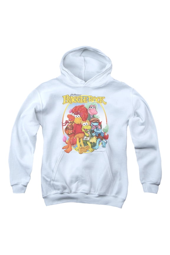 Fraggle Rock - Group Hug - Youth Hooded Sweatshirt - X-Large