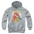 thumbnail image 1 of Fraggle Rock Group Hug Youth Pullover Hoodie Sweatshirt Athletic Heather, 1 of 1