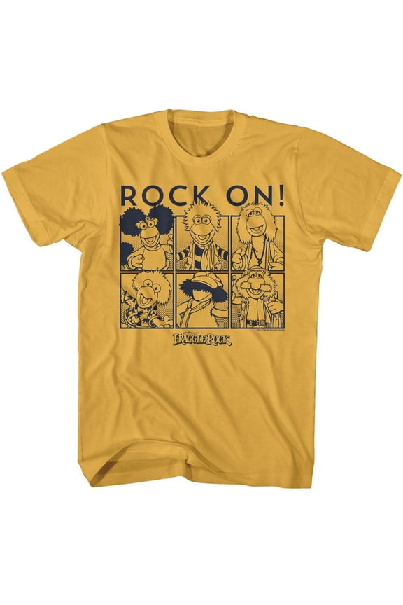 Fraggle Rock Halftone Boxes Ginger T-Shirt