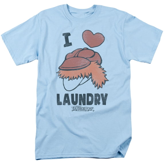 Fraggle Rock Laundry Lover Officially Licensed Adult T-Shirt M