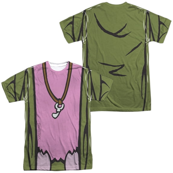 Fraggle Rock Mokey Uniform Unisex Adult Sublimated Costume T Shirt (Front/Back), Small