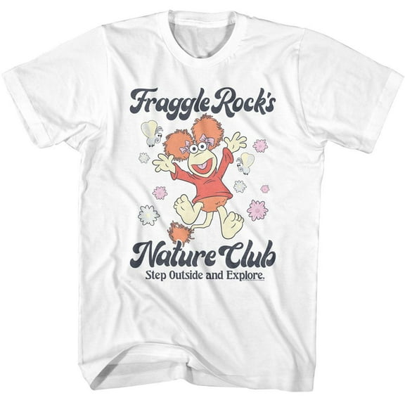 Fraggle Rock Nature Club White Adult T-Shirt S