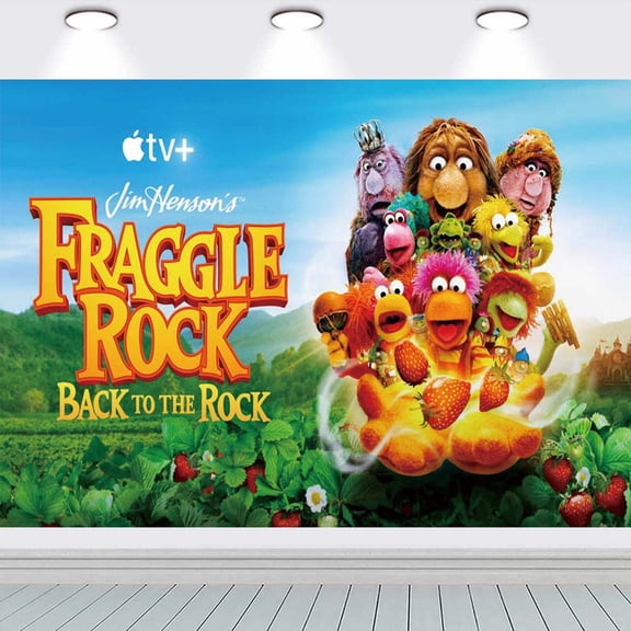 Fraggle Rock Party Supplies Background Backdrop Taspestry Banner Poster Decor Decorations