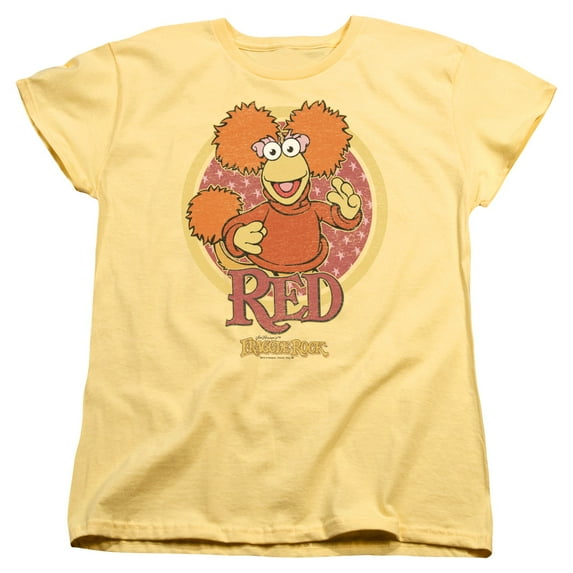 Fraggle Rock Red Circle S/S Women's T-Shirt Banana