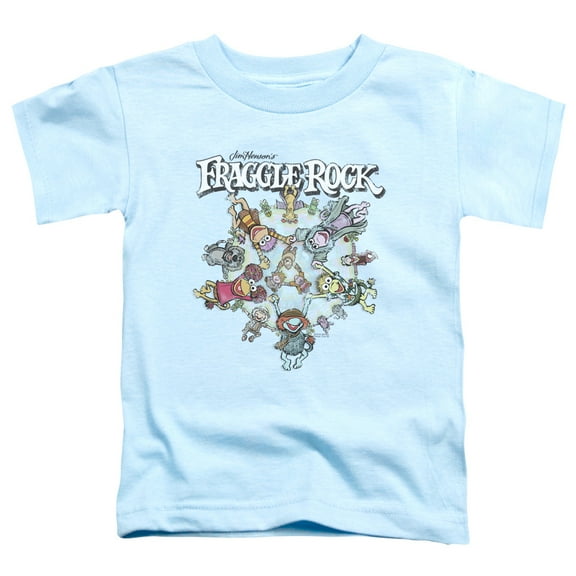 Fraggle Rock Spinning Gang S/S Toddler T-Shirt Light Blue
